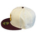 New Era Fitted Hat Adult Minnesota-Duluth Bulldogs New Era Chrome/Maroon Modern Gopher Custom 59FIFTY Fitted Hat - Men's