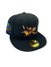 New Era Fitted Hat Adult Minnesota Golden Gophers New Era Black Dome Powerhouse Custom 2002 Side Patch 59FIFTY Fitted Hat - Men's