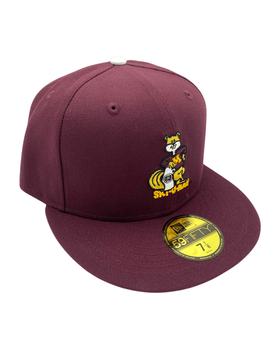 New Era Fitted Hat Adult Minnesota Golden Gophers New Era Maroon Ski-U-Mah Custom 59FIFTY Fitted Hat - Men's
