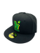 Adult Minnesota North Stars New Era Black Dome Custom Side Patch 59FIFTY Fitted Hat - Men's