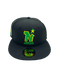 Adult Minnesota North Stars New Era Black Dome Custom Side Patch 59FIFTY Fitted Hat - Men's
