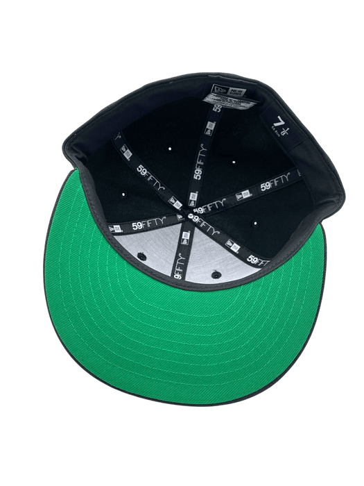 New Era Fitted Hat Adult Minnesota North Stars New Era Black Vintage Custom 59FIFTY Fitted Hat - Men's