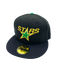 New Era Fitted Hat Adult Minnesota North Stars New Era Black Vintage Custom 59FIFTY Fitted Hat - Men's