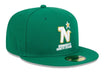 New Era Fitted Hat Adult Minnesota North Stars New Era Green 59FIFTY Fitted Hat - Men's