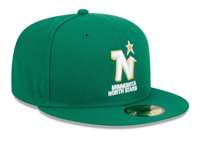 New Era Fitted Hat Adult Minnesota North Stars New Era Green 59FIFTY Fitted Hat - Men's