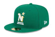 New Era Fitted Hat Adult Minnesota North Stars New Era Green 59FIFTY Fitted Hat - Men's