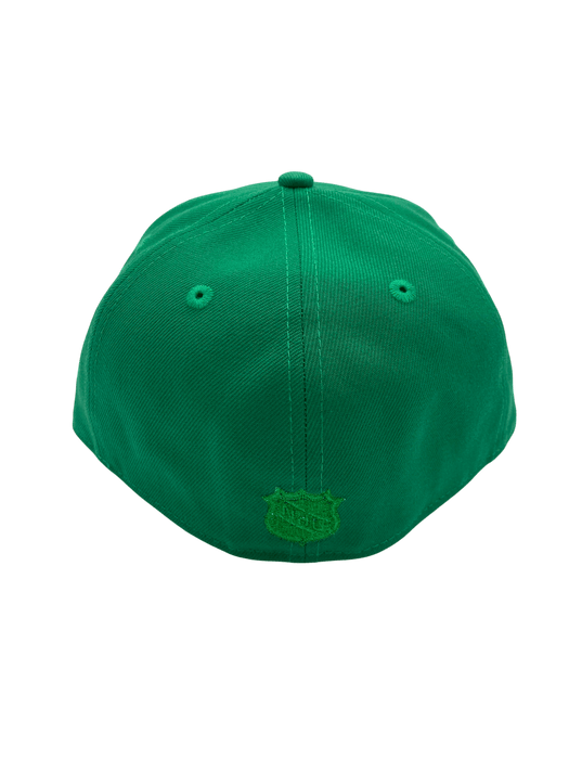 New Era Fitted Hat Adult Minnesota North Stars New Era Sneaky Green Custom 59FIFTY Fitted Hat - Men's