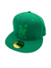 New Era Fitted Hat Adult Minnesota North Stars New Era Sneaky Green Custom 59FIFTY Fitted Hat - Men's