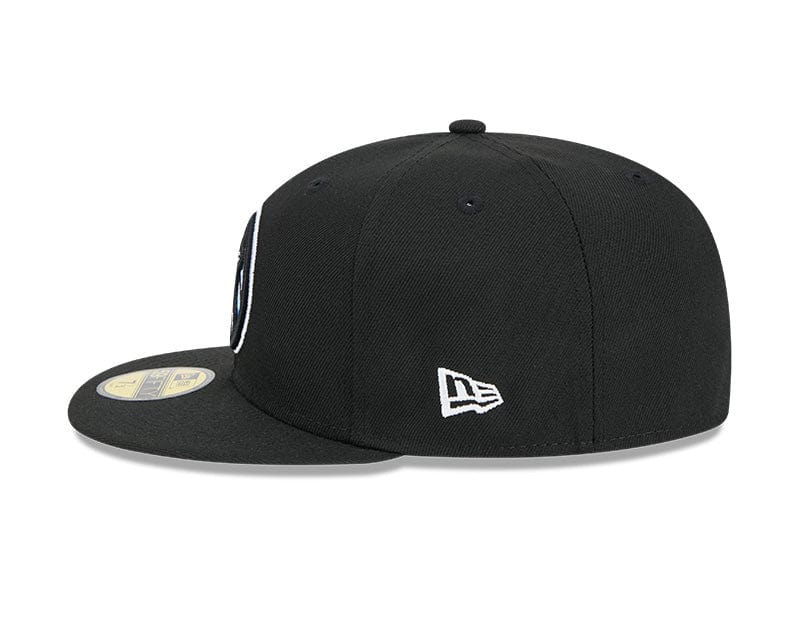 New Era Fitted Hat Adult Minnesota Timberwolves New Era Black 2024 Alternate City Edition 59FIFTY Fitted Hat - Men's