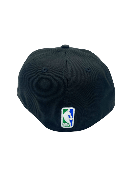 Adult Minnesota Timberwolves New Era Black Custom Script Side Patch 59FIFTY Fitted Hat - Men's
