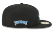 New Era Fitted Hat Adult Minnesota Timberwolves New Era Black Hardwood Classic 59FIFTY Fitted Hat - Men's