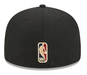 New Era Fitted Hat Adult Minnesota Timberwolves New Era Black Hardwood Classic 59FIFTY Fitted Hat - Men's