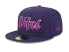 New Era Fitted Hat Adult Minnesota Timberwolves New Era Purple 2025-26 City Edition 59FIFTY Fitted Hat - Men's