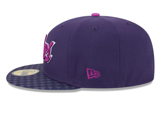 New Era Fitted Hat Adult Minnesota Timberwolves New Era Purple 2025-26 City Edition 59FIFTY Fitted Hat - Men's
