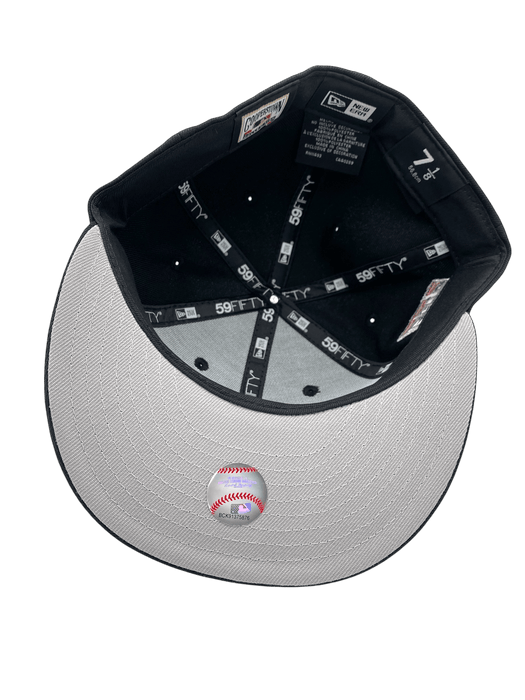 New Era Fitted Hat Adult Minnesota Twins New Era Black Infrared Custom Side Patch 59FIFTY Fitted Hat - Men's