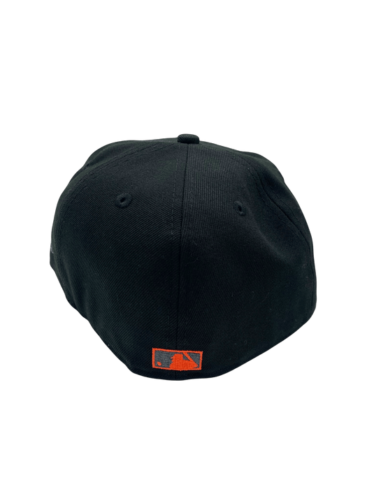 New Era Fitted Hat Adult Minnesota Twins New Era Black Infrared Custom Side Patch 59FIFTY Fitted Hat - Men's