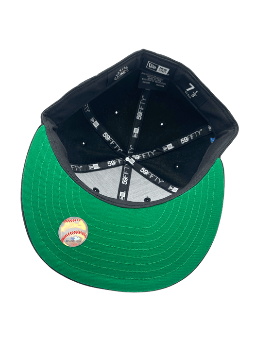 Adult Minnesota Twins New Era Black/Metallic City Connect State Logo 59FIFTY Fitted Hat - Men's