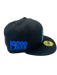 Adult Minnesota Twins New Era Black/Metallic City Connect State Logo 59FIFTY Fitted Hat - Men's