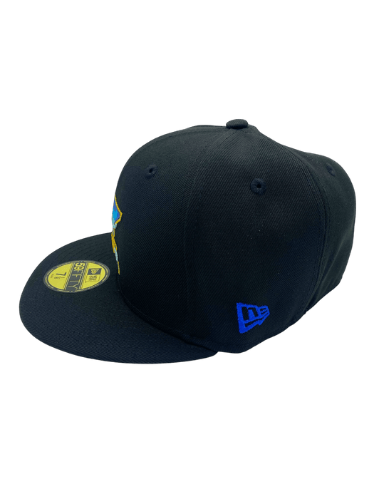 Adult Minnesota Twins New Era Black/Metallic City Connect State Logo 59FIFTY Fitted Hat - Men's