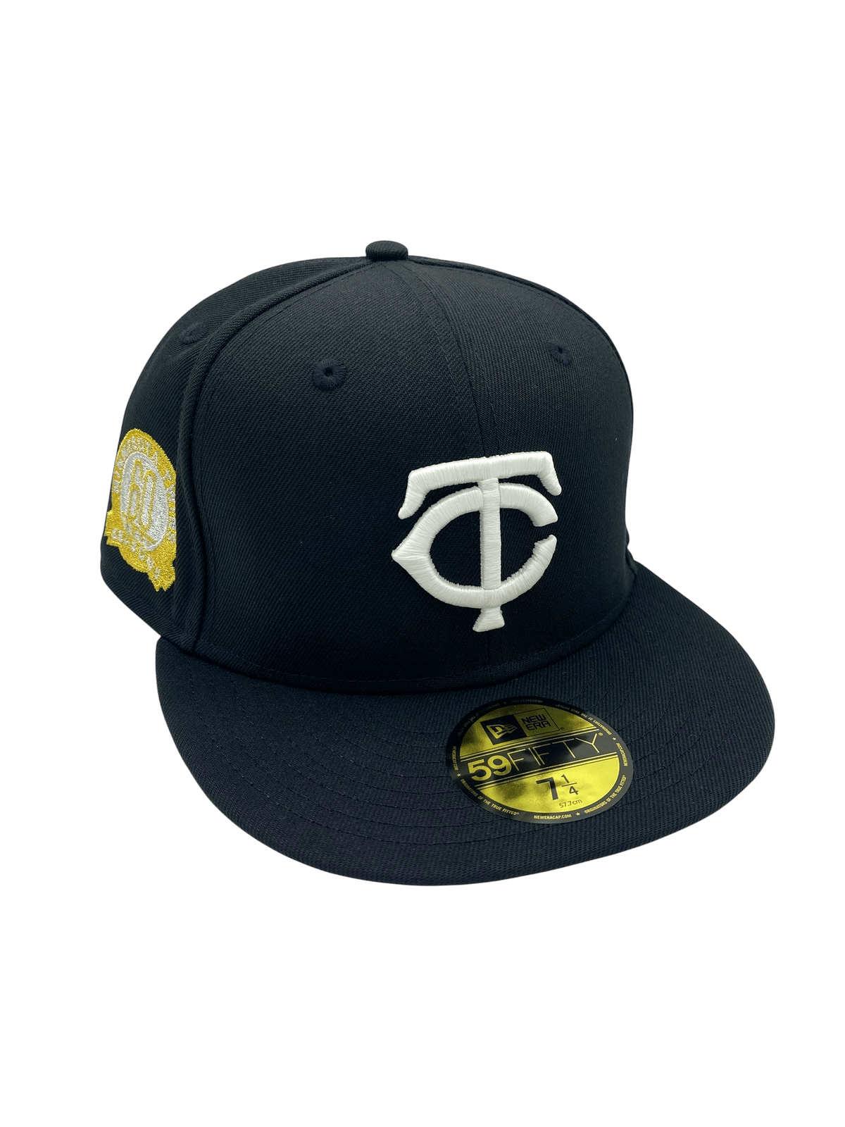 Adult Minnesota Twins New Era Black Peso TC Custom Side Patch 59FIFTY