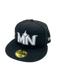 Adult Minnesota Twins New Era Black/White City Connect MN Logo 59FIFTY Fitted Hat - Men's