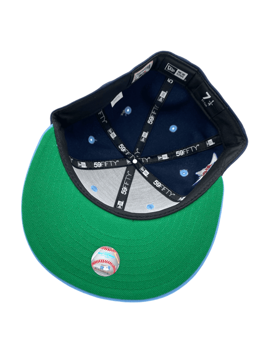 New Era Fitted Hat Adult Minnesota Twins New Era Blue Minny & Paul Custom Side Patch 59FIFTY Fitted Hat - Men's