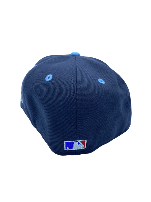 New Era Fitted Hat Adult Minnesota Twins New Era Blue Minny & Paul Custom Side Patch 59FIFTY Fitted Hat - Men's