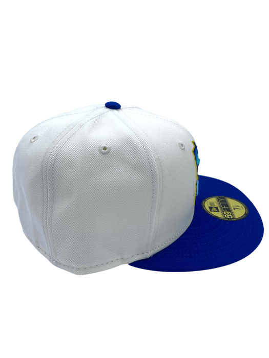 Adult Minnesota Twins New Era Chrome/Blue City Connect State Logo 59FIFTY Fitted Hat - Men's