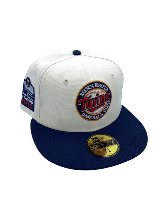 Adult Minnesota Twins New Era Chrome Inaugural Target Field Side Patch 59FIFTY Fitted Hat - Men's