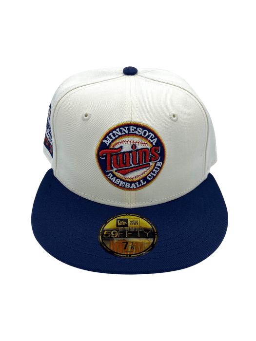 Adult Minnesota Twins New Era Chrome Inaugural Target Field Side Patch 59FIFTY Fitted Hat - Men's
