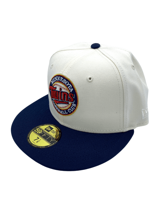 Adult Minnesota Twins New Era Chrome Inaugural Target Field Side Patch 59FIFTY Fitted Hat - Men's