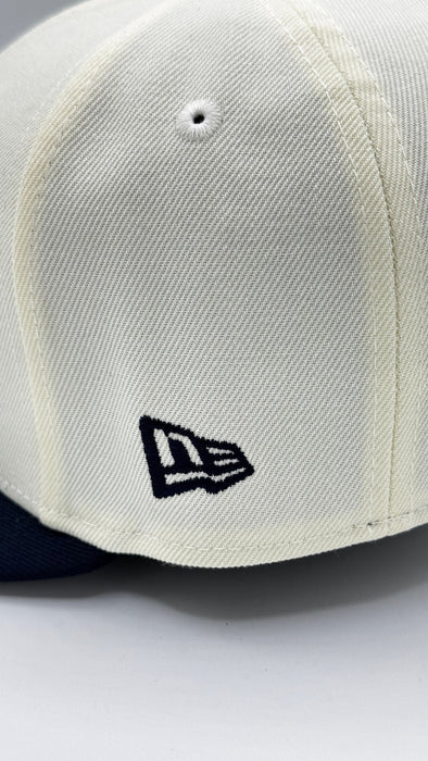 New Era Fitted Hat Adult Minnesota Twins New Era Chrome & Navy Twin Cities Byron Buxton Collection 59FIFTY Fitted Hat - Men's