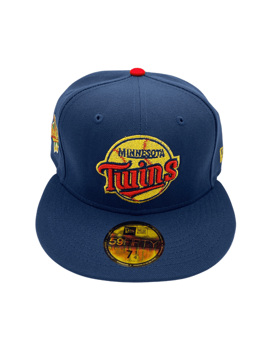 Adult Minnesota Twins New Era Navy 1987 World Series Side Patch 59FIFTY Fitted Hat - Men's