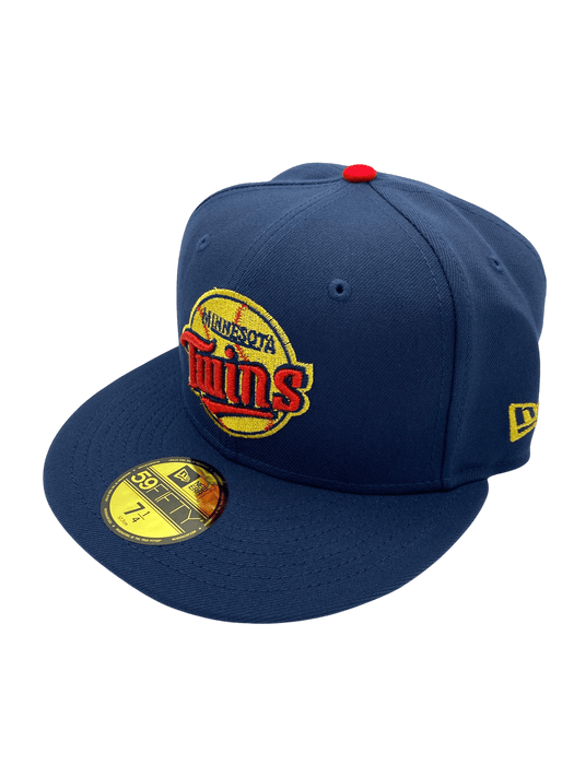 Adult Minnesota Twins New Era Navy 1987 World Series Side Patch 59FIFTY Fitted Hat - Men's