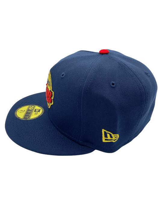 Adult Minnesota Twins New Era Navy 1987 World Series Side Patch 59FIFTY Fitted Hat - Men's