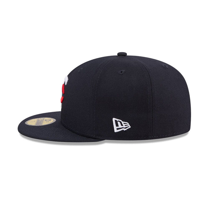 New Era Fitted Hat Adult Minnesota Twins New Era Navy 2026 Jackie Robinson Day Side Patch On Field 59FIFTY Fitted Hat - Men's