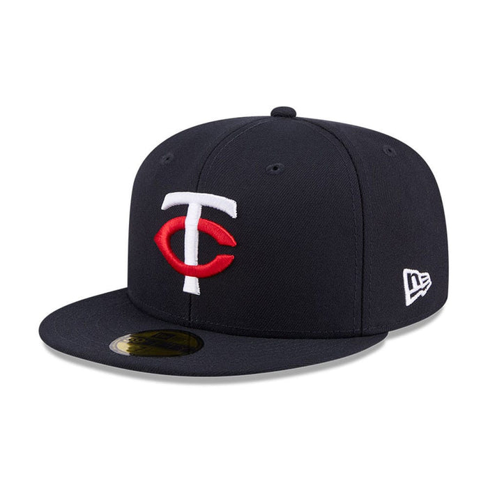 New Era Fitted Hat Adult Minnesota Twins New Era Navy 2026 Jackie Robinson Day Side Patch On Field 59FIFTY Fitted Hat - Men's
