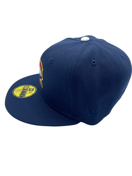 Adult Minnesota Twins New Era Navy Metrodome Side Patch 59FIFTY Fitted Hat - Men's