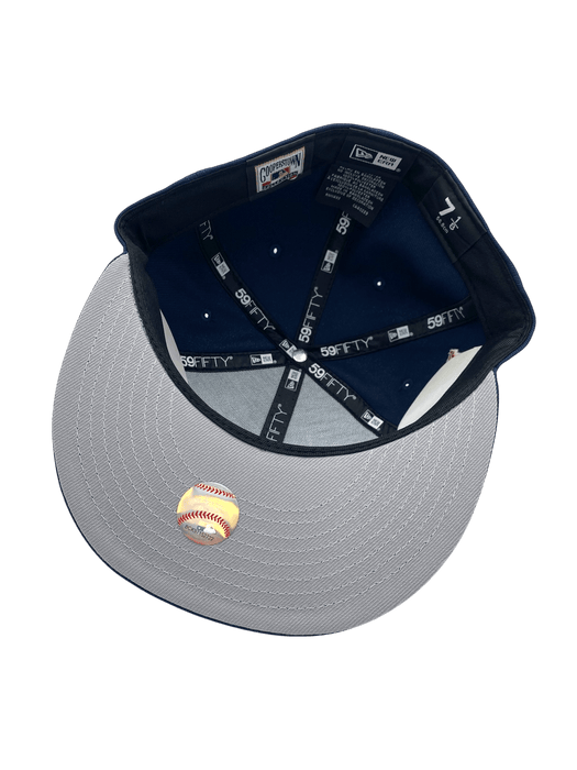 Adult Minnesota Twins New Era Navy Metrodome Side Patch 59FIFTY Fitted Hat - Men's