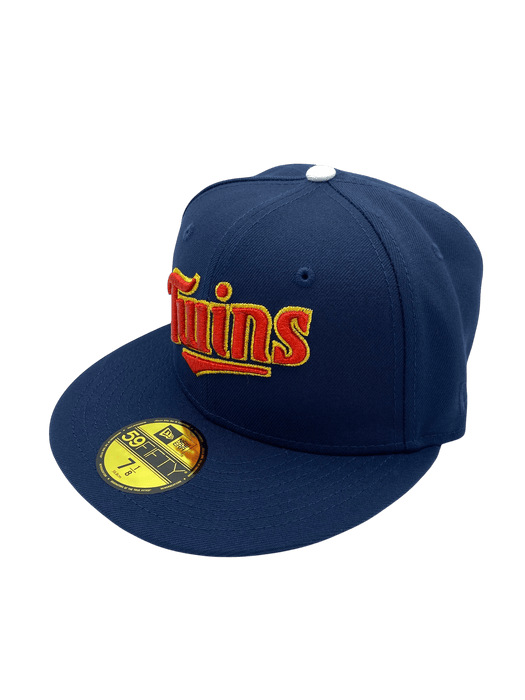 Adult Minnesota Twins New Era Navy Miracle '87 Side Patch 59FIFTY Fitted Hat - Men's