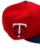 Adult Minnesota Twins New Era Red/Navy Minnie & Paul Side Patch 59FIFTY Fitted Hat - Men's