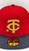 New Era Fitted Hat Adult Minnesota Twins New Era Red & Navy TC Logo Byron Buxton Collection 59FIFTY Fitted Hat - Men's