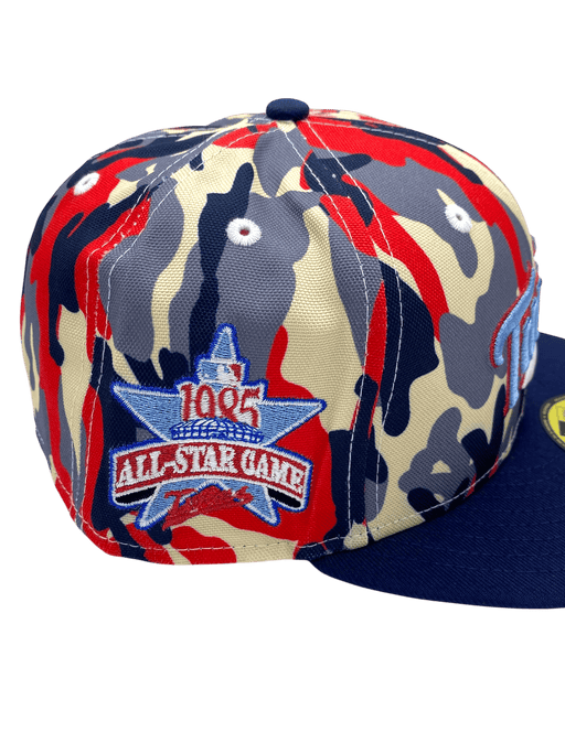 New Era Fitted Hat Adult Minnesota Twins New Era Team Camo Side Patch 59FIFTY Fitted Hat - Men's