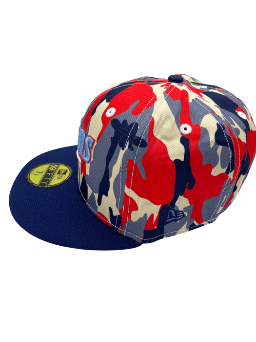 New Era Fitted Hat Adult Minnesota Twins New Era Team Camo Side Patch 59FIFTY Fitted Hat - Men's