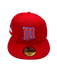 New Era Fitted Hat Adult Minnesota Twins New Era Very Red Bomba Custom Side Patch 59FIFTY Fitted Hat - Men's