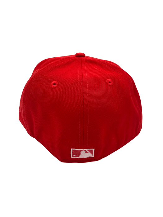 New Era Fitted Hat Adult Minnesota Twins New Era Very Red Bomba Custom Side Patch 59FIFTY Fitted Hat - Men's