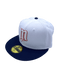Adult Minnesota Twins New Era White/Navy American League Side Patch 59FIFTY Fitted Hat - Men's