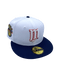 Adult Minnesota Twins New Era White/Navy American League Side Patch 59FIFTY Fitted Hat - Men's