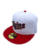 Adult Minnesota Twins New Era White/Red Grand Slam Side Patch 59FIFTY Fitted Hat - Men's