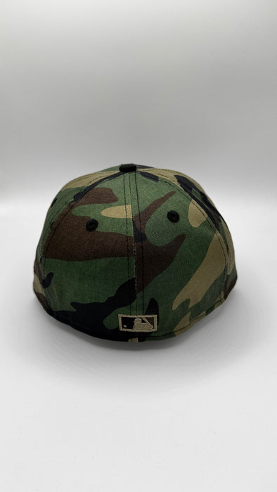 New Era Fitted Hat Adult Minnesota Twins New Era Woodland Camo TC Logo Custom 59FIFTY Fitted Hat - Men's